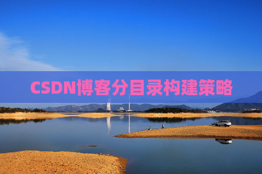 CSDN博客分目录构建策略